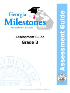 Georgia Milestones Assessment Guide