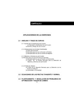 CAP&#205;TULO 2 APLICACIONES DE LA DERIVADA - mat.uson.mx