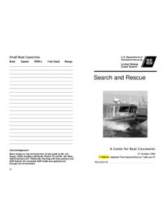 Small Boat Capacities - United States Coast Guard