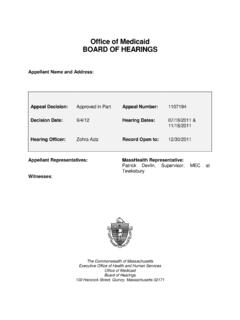 Office of Medicaid BOARD OF HEARINGS - …