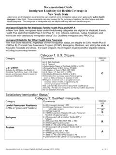 Documentation Guide Immigrant Eligibility for Health ...