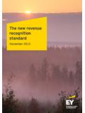 The new revenue recognition standard - EY