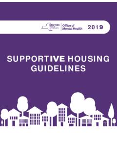 2019 Supportive Housing Guidelines