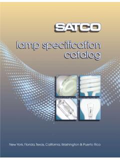 lamp specification catalog - Light Bulbs from the Web's #1 ...