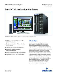 DeltaV Virtualization Hardware - Emerson Electric