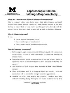 Laparoscopic Bilateral Salpingo-Oophorectomy