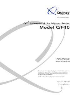 QT Industrial &amp; Air Master Series Model QT-10