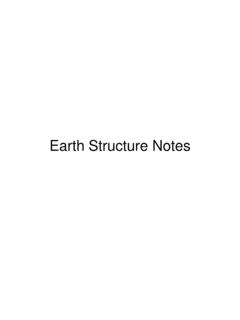 Earth Structure Notes - Mr. Cloud's Class