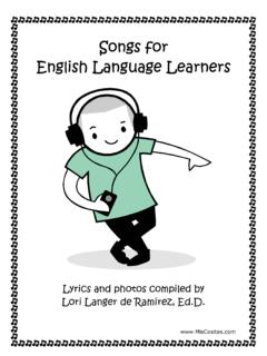 Songs for Songs for English Language LearnersEnglish ...
