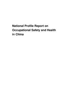 National Profile Report on Occupational Safety and Health ...
