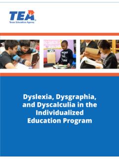 Dyslexia, Dysgraphia, and Dyscalculia in the ...