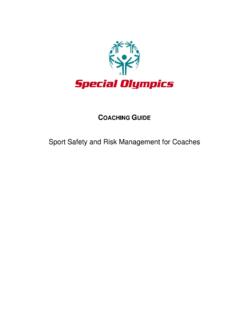 Sport Safety and Risk Management for Coaches