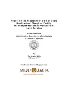 Report on the Feasibility of a Small-scale Small-animal ...