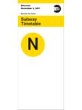 New York City Transit Subway Timetable - Subway, …