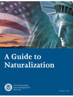 A Guide to Naturalization - USCIS