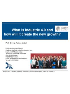 What is Industrie 4.0 and how will it create the new growth?