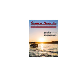 A Quarterly Publication of the Missouri Society of ...