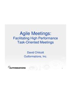 Agile Meetings - Outformations, Inc.