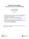 Emergency Contraception - ec.princeton.edu