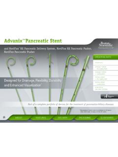 Advanix Pancreatic Stent - Boston Scientific