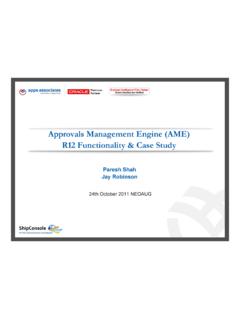Approvals Management Engine (AME) R12 …