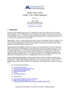 What’s New in the ASME Y14.5 2009 Standard