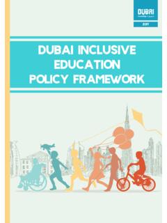 DUBAI INCLUSIVE EDUCATION POLICY FRAMEWORK