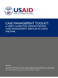 CASE MANAGEMENT TOOLKIT - ISS USA