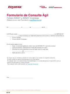 Formulario de Consulta &#193;gil - Equifax