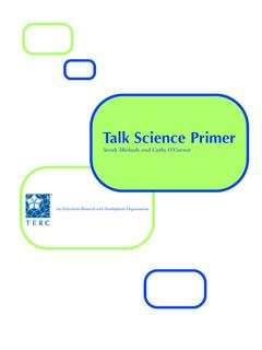 Talk Science Primer - TERC