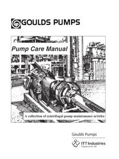 Pump Care Manual - CH Spencer