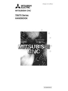 700/70 Series HANDBOOK - MITSUBISHI ELECTRIC Global …