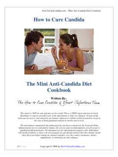 The Mini Anti-Candida Diet Cookbook - EagerLearner.com