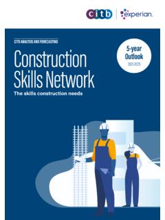 Construction Outlook 5-year Skills Network - CITB