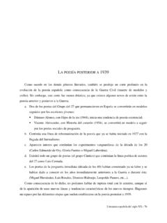 LA POES&#205;A POSTERIOR A 1939 - auladeletras.net