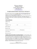 WEDDING RECEPTION AND EVENT CONTRACT