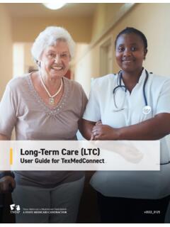 Long-Term Care (LTC) - TMHP