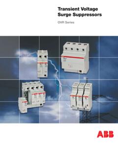 Transient Voltage Surge Suppressors - ABB
