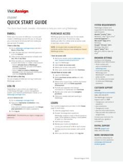 Student Quick Start Guide - University of Kentucky