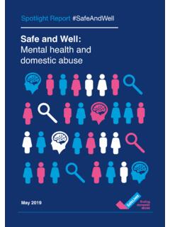 Mental Health and Domestic Abuse - Safelives