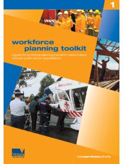 workforce planning toolkit - VPSC