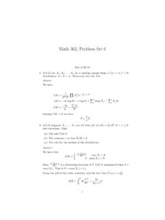 Math 362, Problem Set 6 - University of Denver