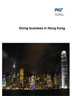 Doing business in Hong Kong - PKF International