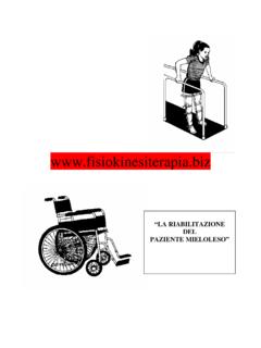 riabilitazione del para e tetraplegico - …