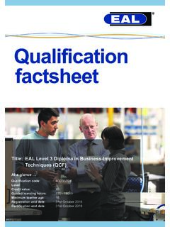 EAL Level 3 Diploma in Business Techniques (QCF)