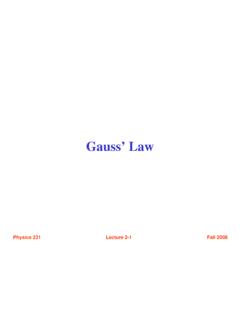 Gauss’ Law - University of Tennessee
