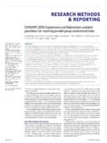 research methods &amp; reporting - consort …