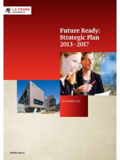 Future Ready: Strategic Plan 2013 – 2017