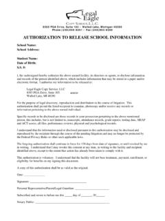 AUTHORIZATION TO RELEASE SCHOOL INFORMATION