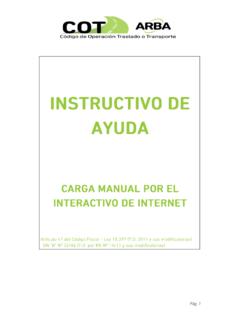 INSTRUCTIVO DE AYUDA PARA LA GENERACI&#211;N …